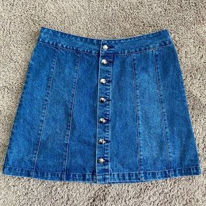 Urban Outfitters BDG Denim Button-Front Sk…